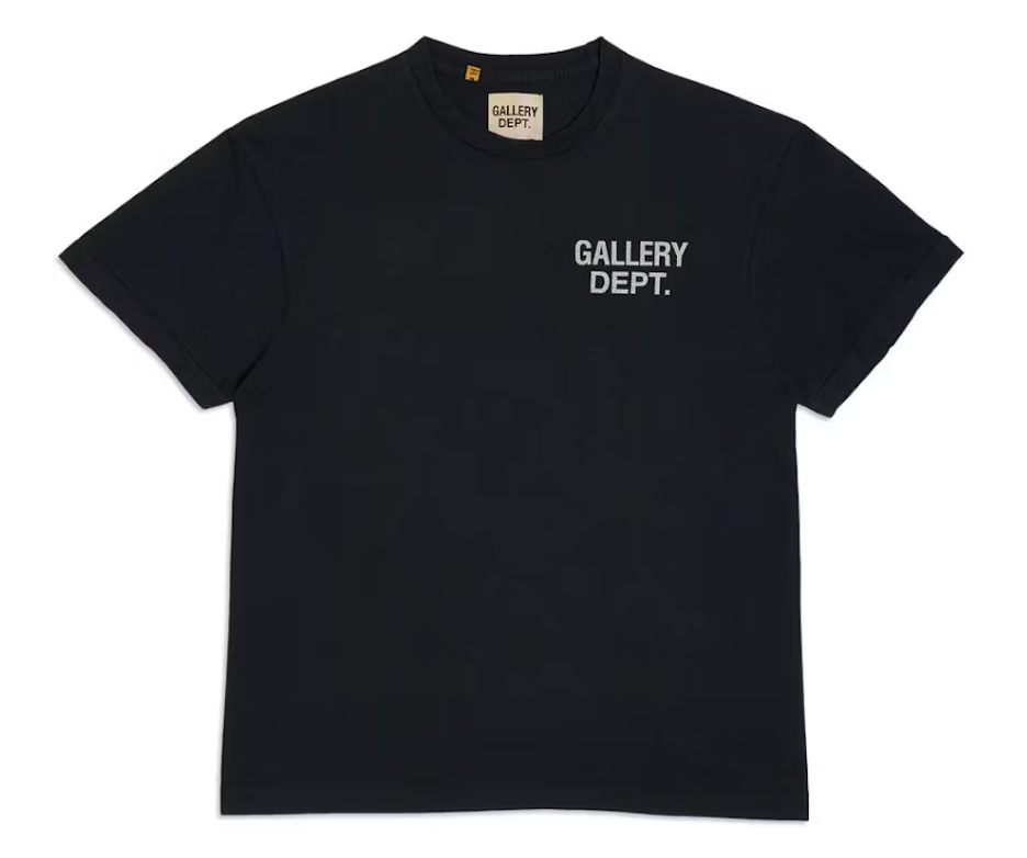 Gallery Dept. Souvenir T-Shirt Black White