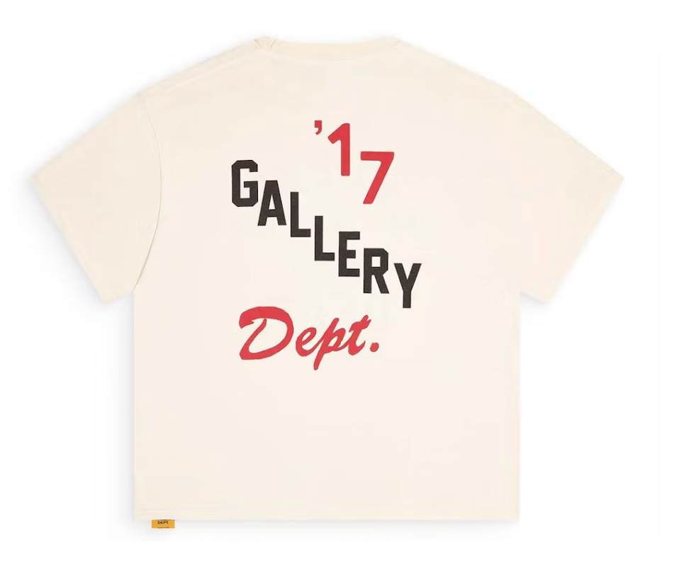 Gallery Dept. Boxing Merch T-shirt Cream