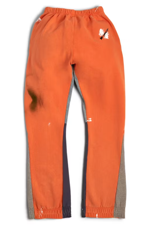 Gallery Dept. Painted Flare Sweat Pants Orange