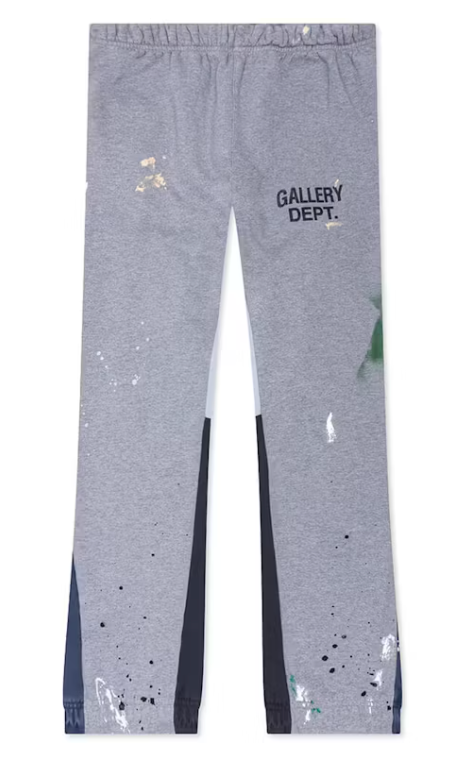 Gallery Dept. Painted Flare Sweat Pants Heather Grey
