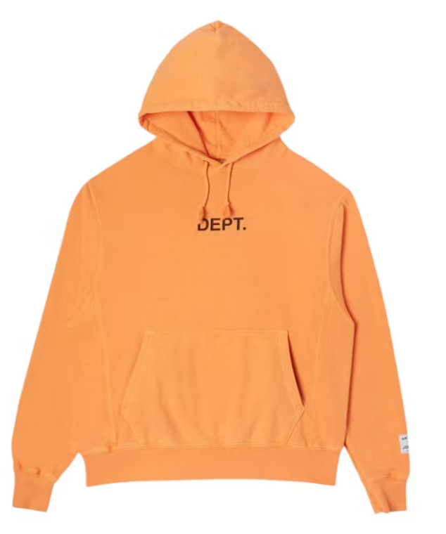 Gallery Dept. Logo Hoodie Flo Orange