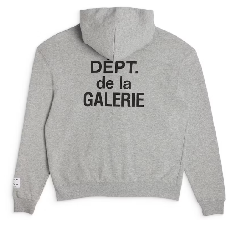 Gallery Dept. French Zip Hoodie Heather Grey