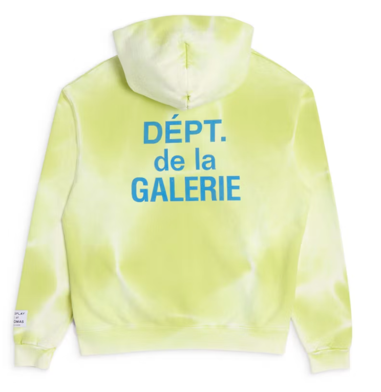 Gallery Dept. French Zip Hoodie Lime Green