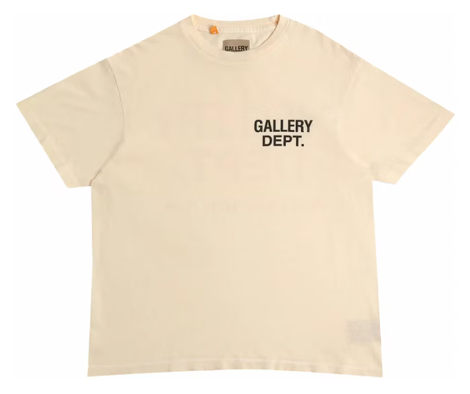 Gallery Dept. Souvenir T-Shirt Cream/Orange