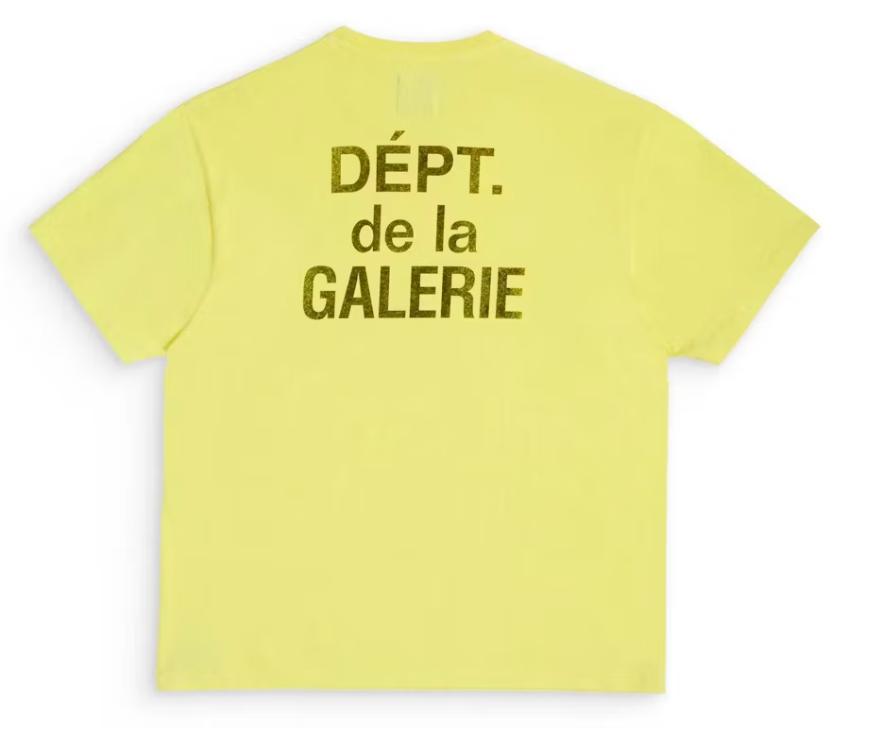 Gallery Dept. French T-shirt Flo Yellow
