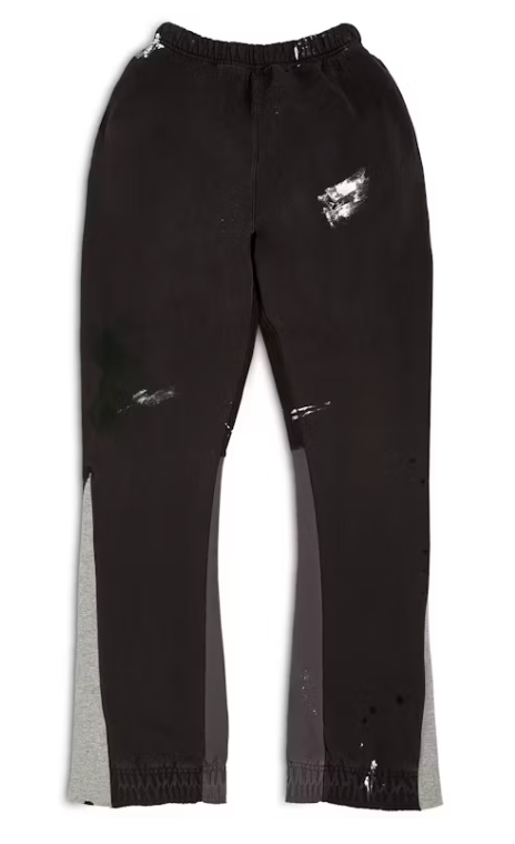 Gallery Dept. Painted Flare Sweat Pants Washed Black