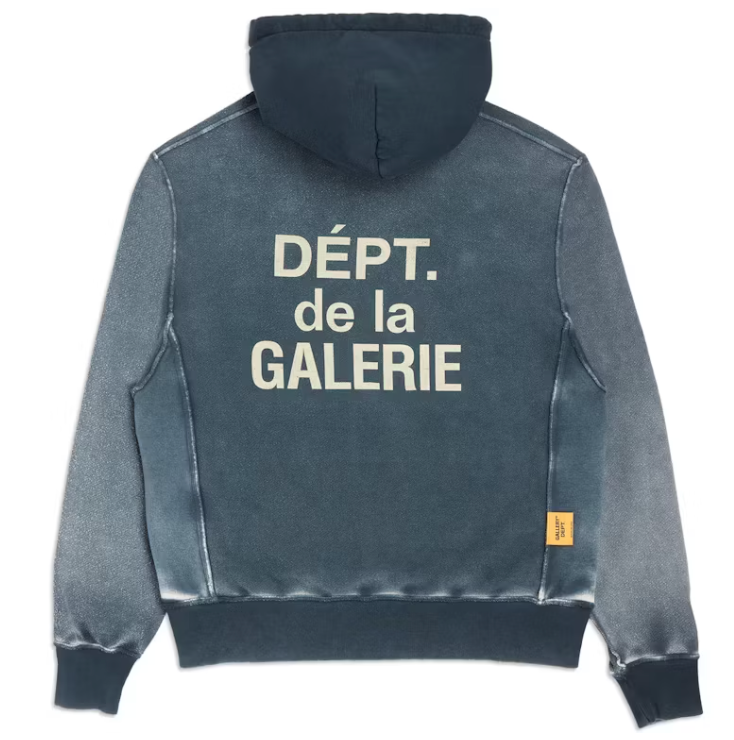 Gallery Dept. Reversible French Logo Hoodie Navy