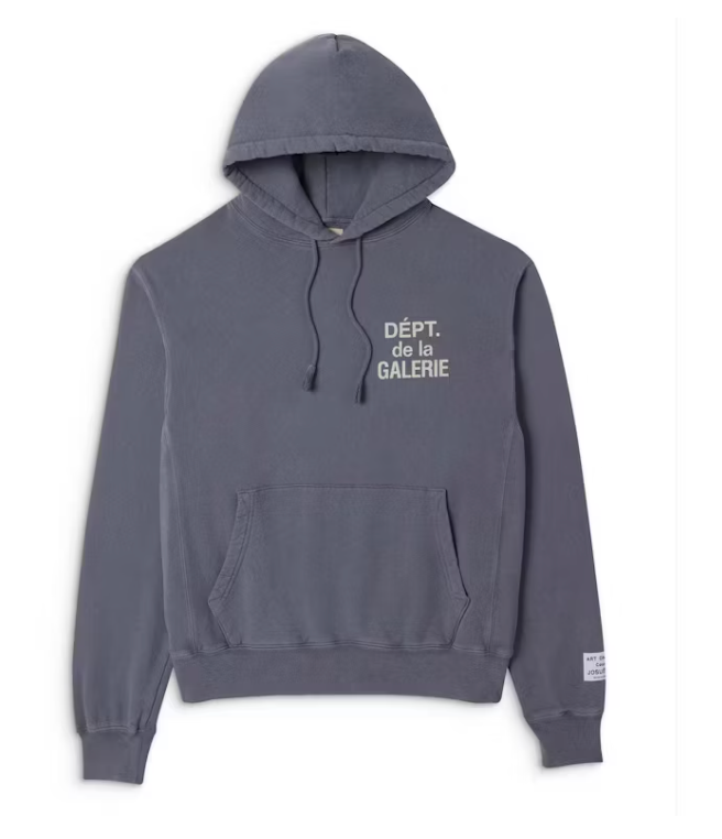 Gallery Dept. Vintage French Logo Hoodie Navy