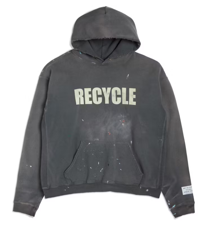Gallery Dept. 90's Recycle Hoodie Washed Black