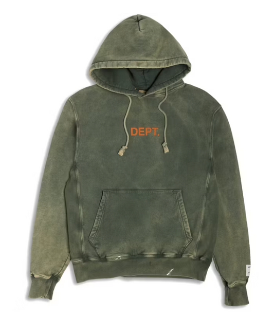 Gallery Dept. Center Logo Hoodie Green