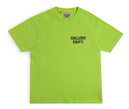 Gallery Dept. Souvenir T-shirt Lime Green