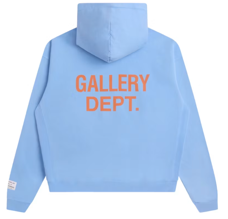 Gallery Dept. 90's GD Logo Hoodie Baby Blue