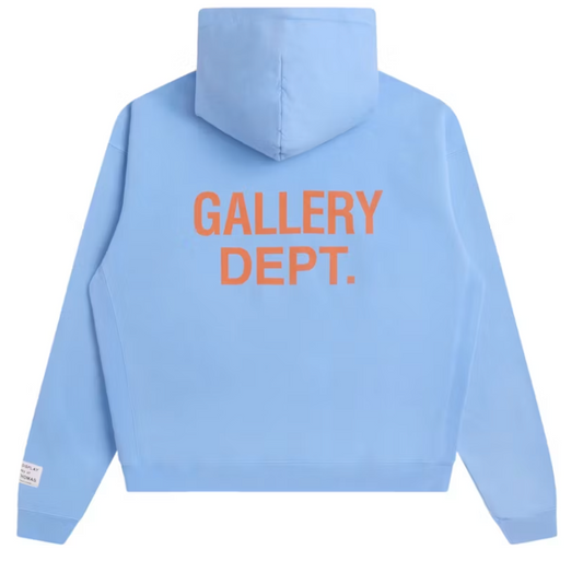 Gallery Dept. 90's GD Logo Hoodie Baby Blue