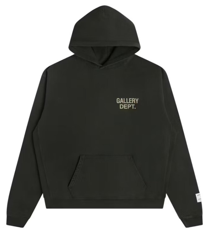 Gallery Dept. 90's GD Logo Hoodie Vintage Black