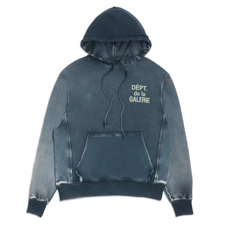 Gallery Dept. Reversible French Logo Hoodie Navy