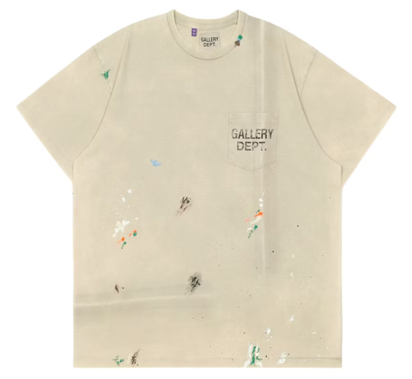 Gallery Dept. Vintage Logo Painted T-shirt Taupe